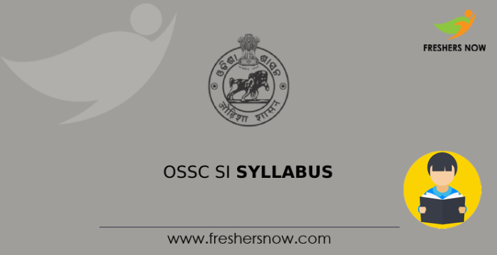 OSSC SI Syllabus