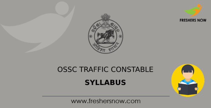 OSSC Traffic Constable Syllabus