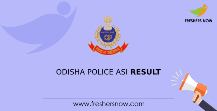 Odisha Police ASI Result