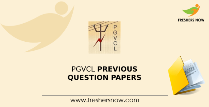 PGVCL Previous Question Papers