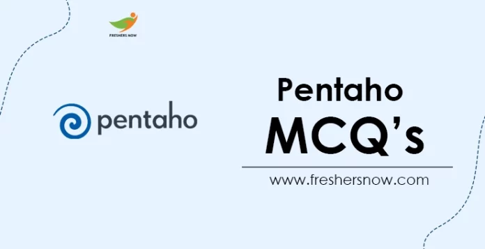 Pentaho MCQ's