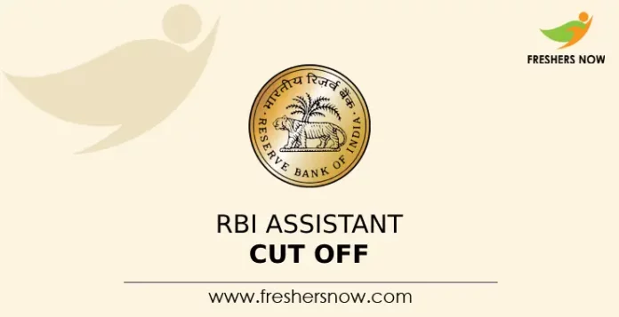 RBI Assistant Cut Off