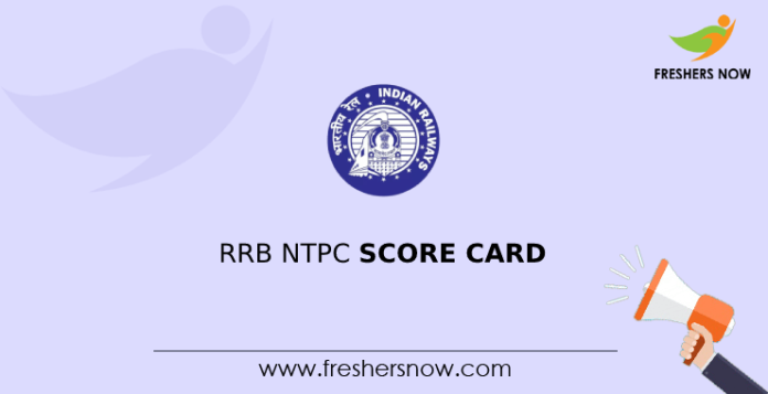 RRB NTPC Score Card