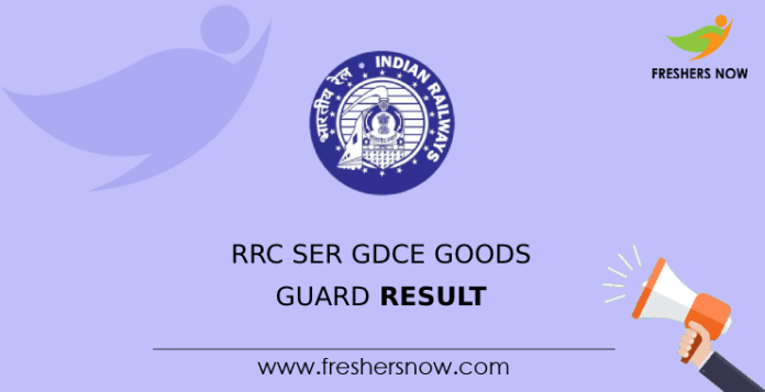 RRC SER GDCE Goods Guard Result