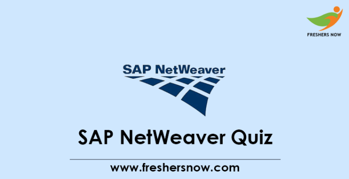 SAP NetWeaver Quiz