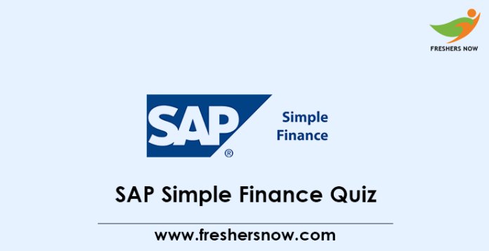 SAP Simple Finance Quiz