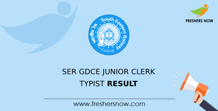 SER GDCE Junior Clerk Typist Result