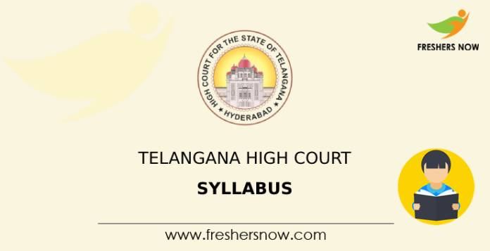 Telangana High Court Syllabus