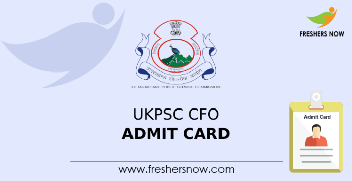 UKPSC CFO Admit Card