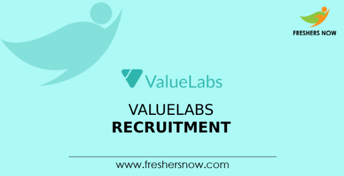 ValueLabs Recruitment