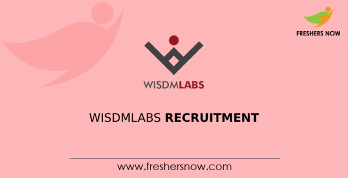 WisdmLabs Recruitment