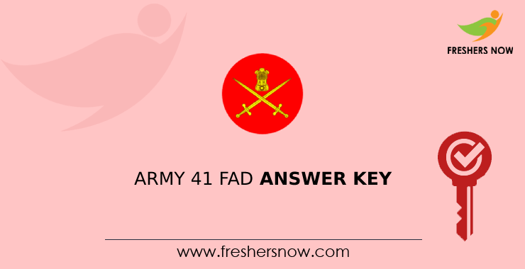 Army 41 Fad Answer Key 2022 Pdf Exam Key Objections