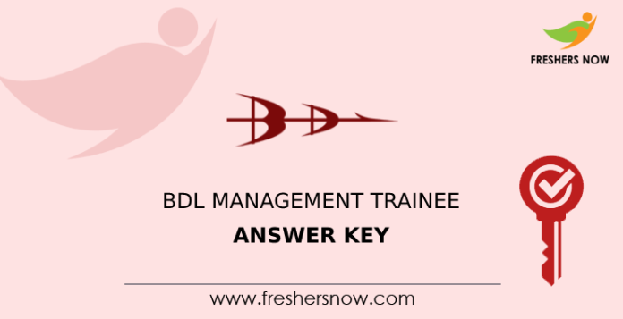 BDL Management Trainee Answer Key