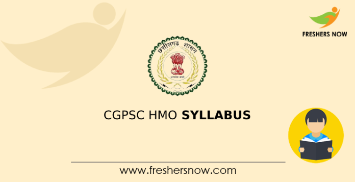 CGPSC HMO Syllabus