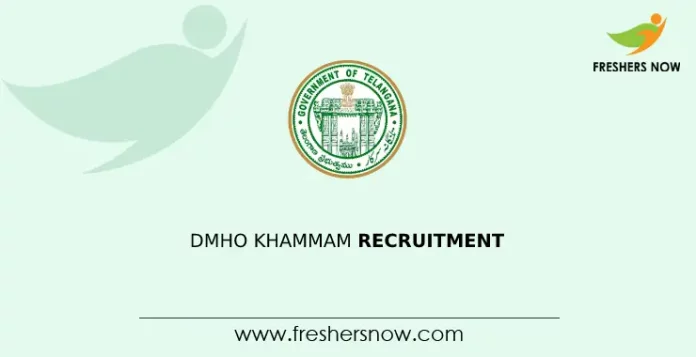 DMHO Khammam Recruitment