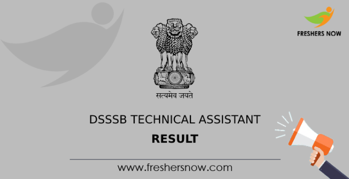 DSSSB Technical Assistant Result