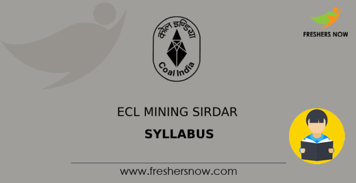 ECL Mining Sirdar Syllabus