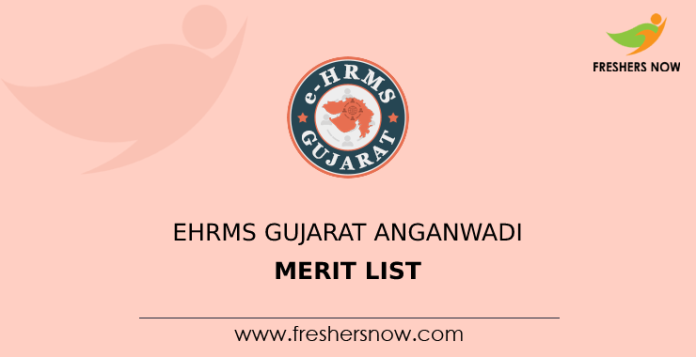 EHRMS Gujarat Anganwadi Merit List