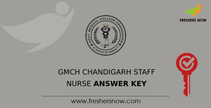GMCH Chandigarh Staff Nurse Answer Key