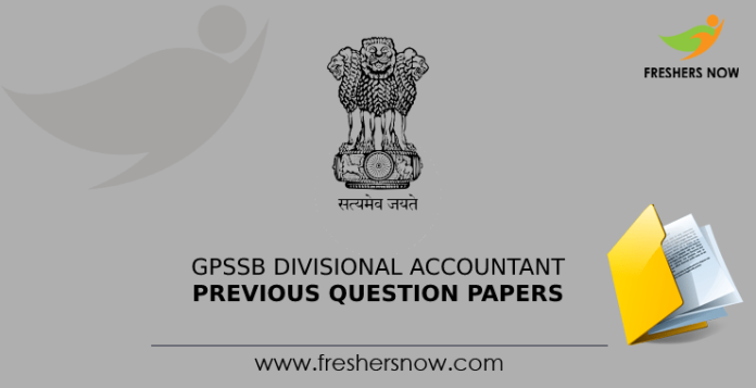 GPSSB Divisional Accountant Previous Question Papers