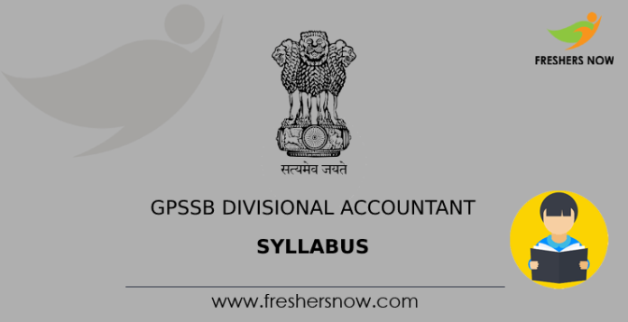 GPSSB Divisional Accountant Syllabus