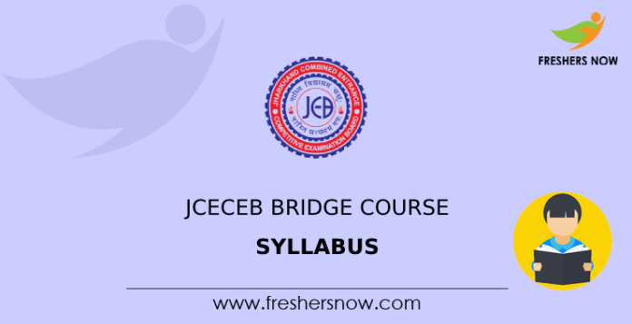 JCECEB Bridge Course Syllabus