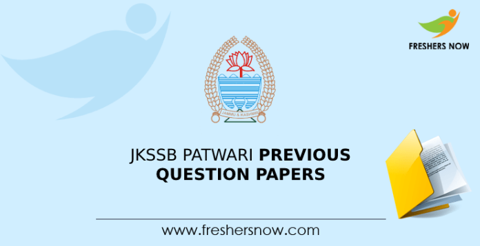 JKSSB Patwari Previous Question Papers