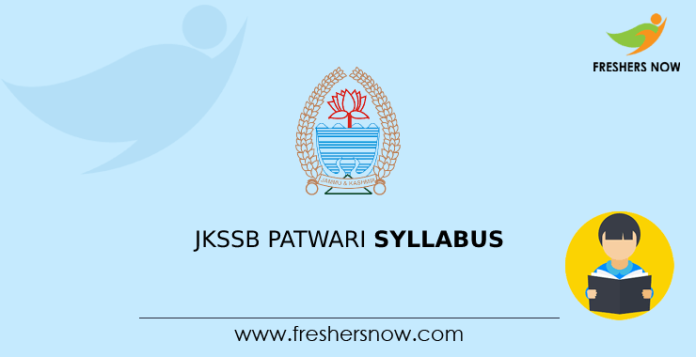 JKSSB Patwari Syllabus