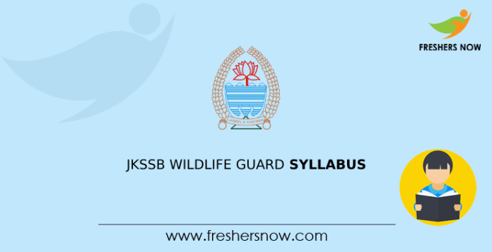 JKSSB Wildlife Guard Syllabus
