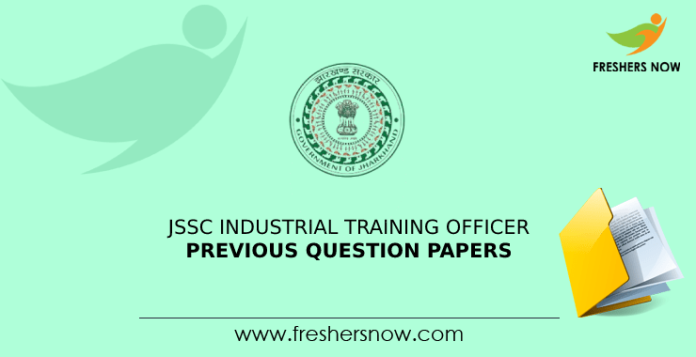 JSSC Industrial Training Officer Previous Question Papers