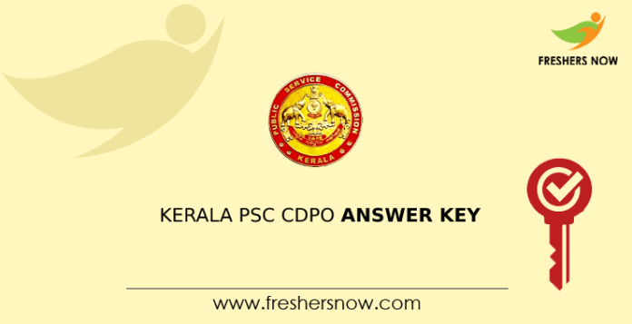 Kerala PSC CDPO Answer Key
