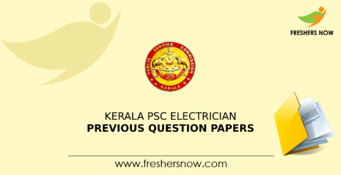 Kerala PSC Electrician Previous Question Papers