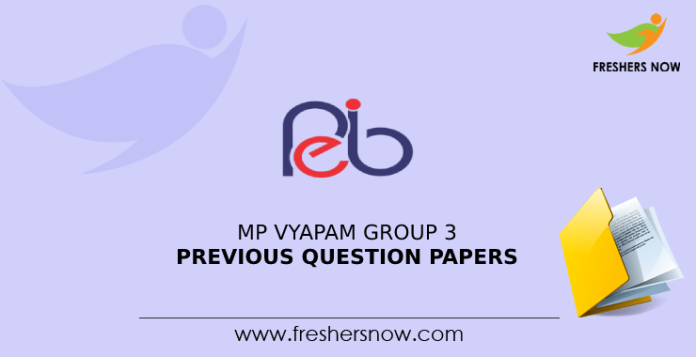 MP Vyapam Group 3 Previous Question Papers