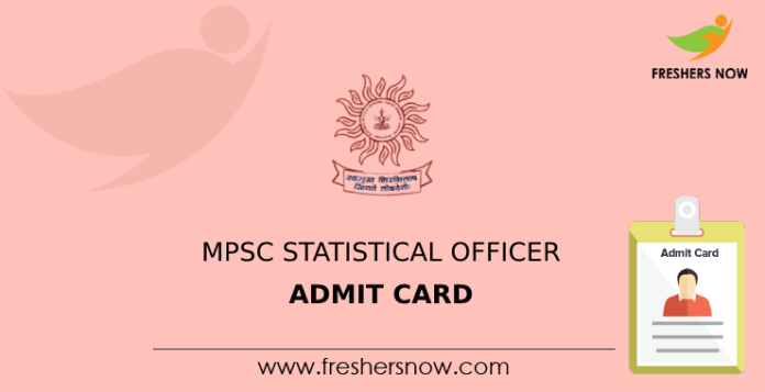 MPSC Statistical Officer Admit Card-min