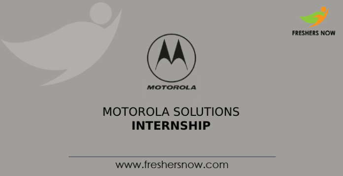 Motorola Solutions Internship