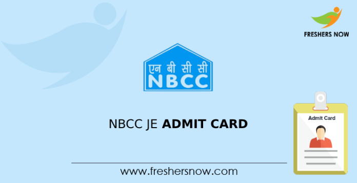 NBCC JE Admit Card