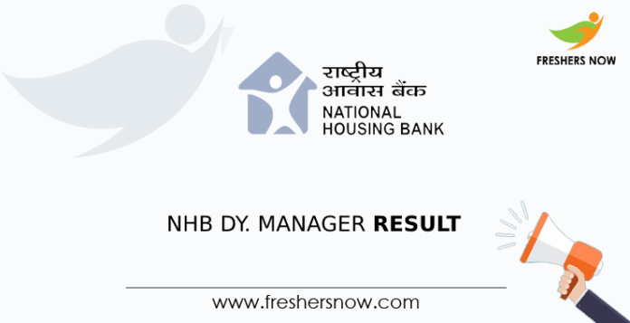 NHB Dy. Manager Result
