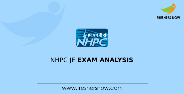 NHPC JE Exam Analysis