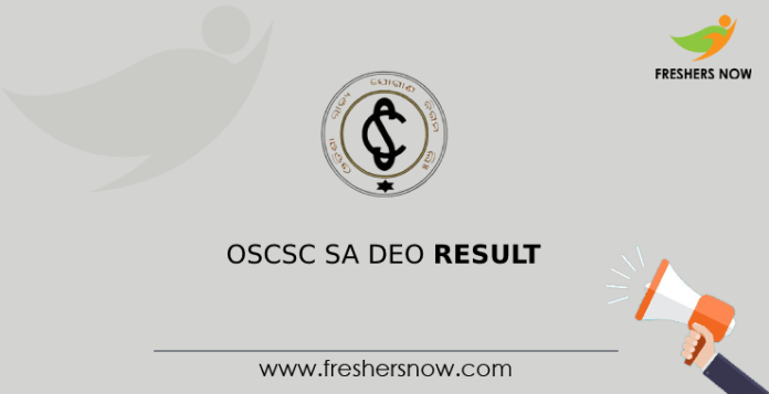 OSCSC SA DEO Result