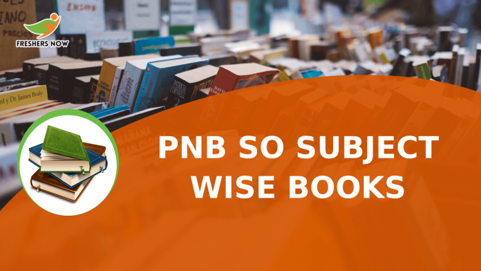 PNB SO Subject Wise Books