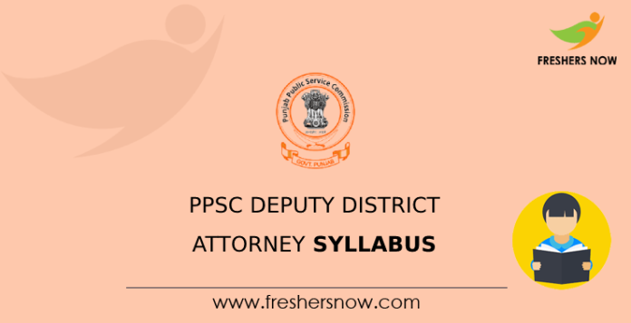 PPSC Deputy District Attorney Syllabus