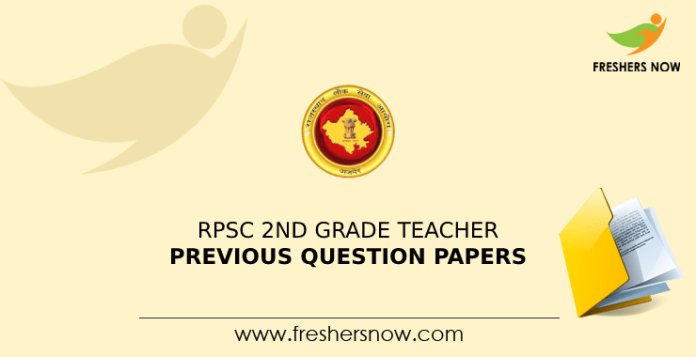 RPSC 2nd Grade Teacher Previous Question Papers