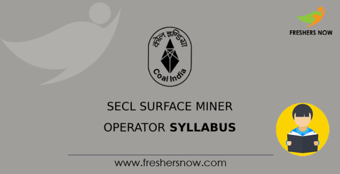 SECL Surface Miner Operator Syllabus