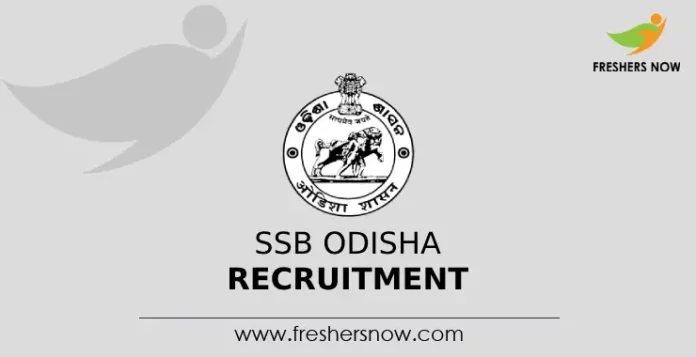 SSB Odisha Recruitment