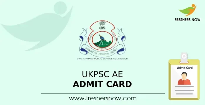 UKPSC AE Admit Card