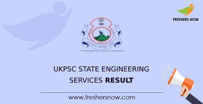 UKPSC State Engineering Services Result