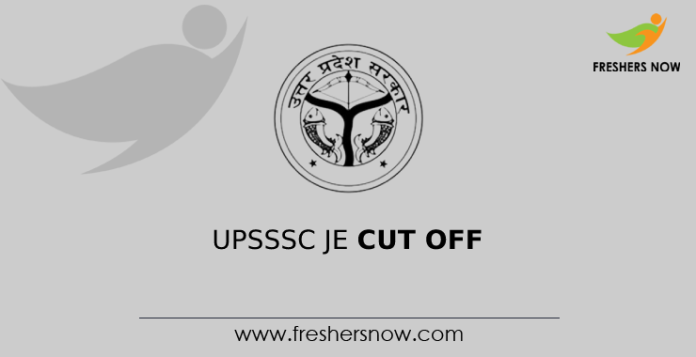 UPSSSC JE Cut Off