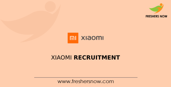 Xiaomi Recruitment