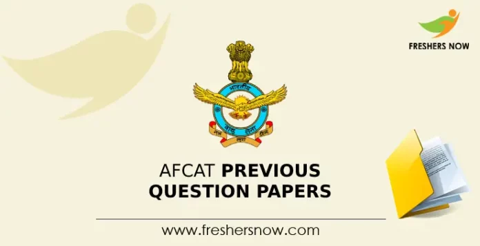 AFCAT Previous Question Papers