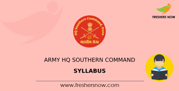 Army HQ Southern Command Syllabus